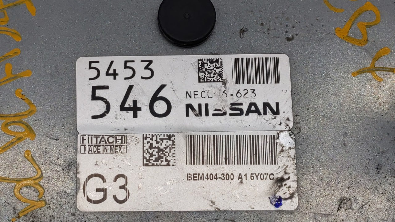 2013-2015 Nissan Sentra PCM Engine Computer ECU ECM PCU OEM P/N:BEM404-300 A1 NEC001-666 Fits 2013 2014 2015 OEM Used Auto Parts - Oemusedautoparts1.com