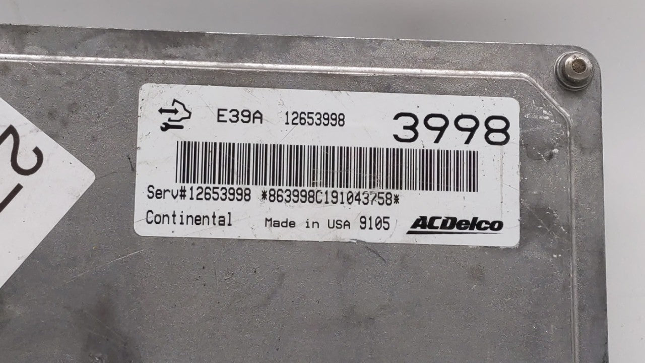 2013-2016 Chevrolet Equinox PCM Engine Computer ECU ECM PCU OEM P/N:12656453 12651807 Fits 2013 2014 2015 2016 OEM Used Auto Parts - Oemusedautoparts1.com