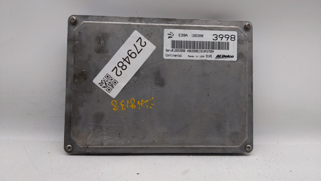 2013-2016 Chevrolet Equinox PCM Engine Computer ECU ECM PCU OEM P/N:12656453 12651807 Fits 2013 2014 2015 2016 OEM Used Auto Parts - Oemusedautoparts1.com