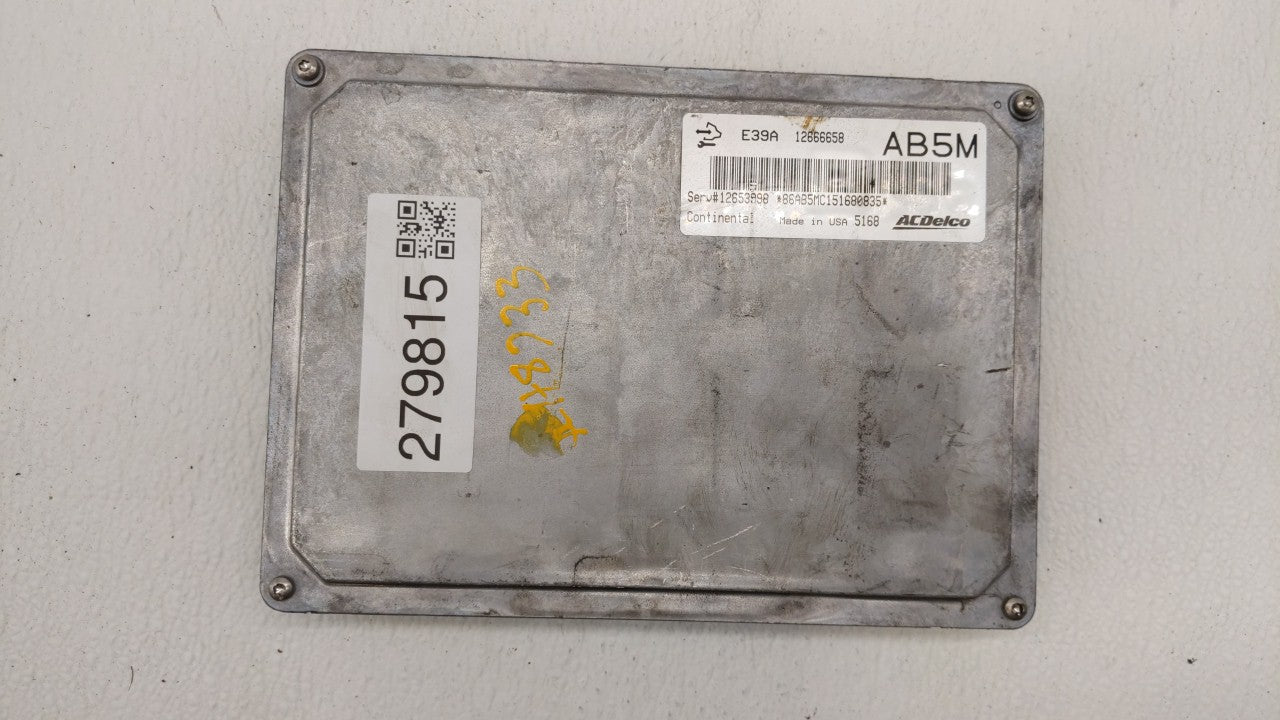 2013-2016 Cadillac Srx PCM Engine Computer ECU ECM PCU OEM P/N:12656453 12651807 Fits 2013 2014 2015 2016 OEM Used Auto Parts - Oemusedautoparts1.com