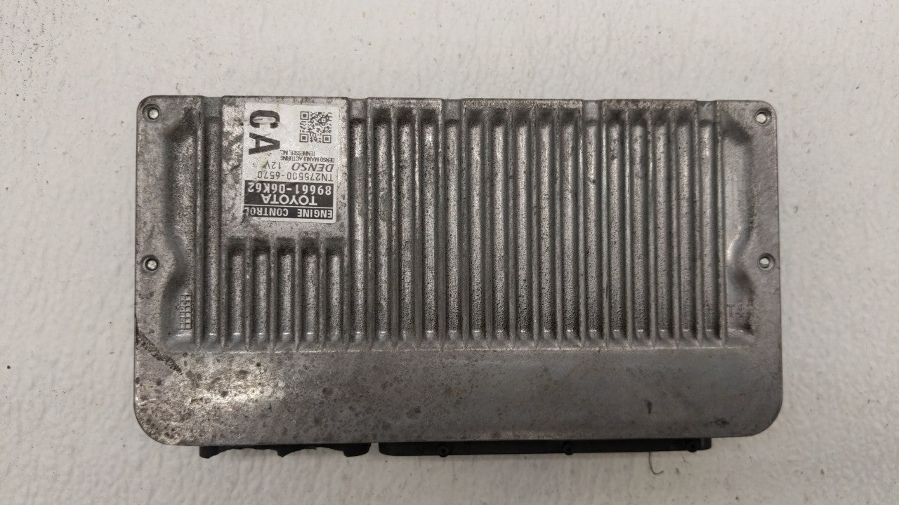 2012-2014 Toyota Camry PCM Engine Computer ECU ECM PCU OEM P/N:89661-06K63 89661-06K84 Fits 2012 2013 2014 OEM Used Auto Parts - Oemusedautoparts1.com