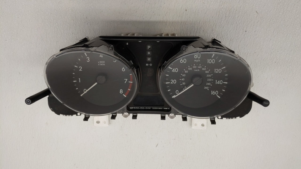 2010-2011 Mazda 3 Instrument Cluster Speedometer Gauges P/N:LQ BCS3F LB BBM5 L Fits 2010 2011 OEM Used Auto Parts - Oemusedautoparts1.com