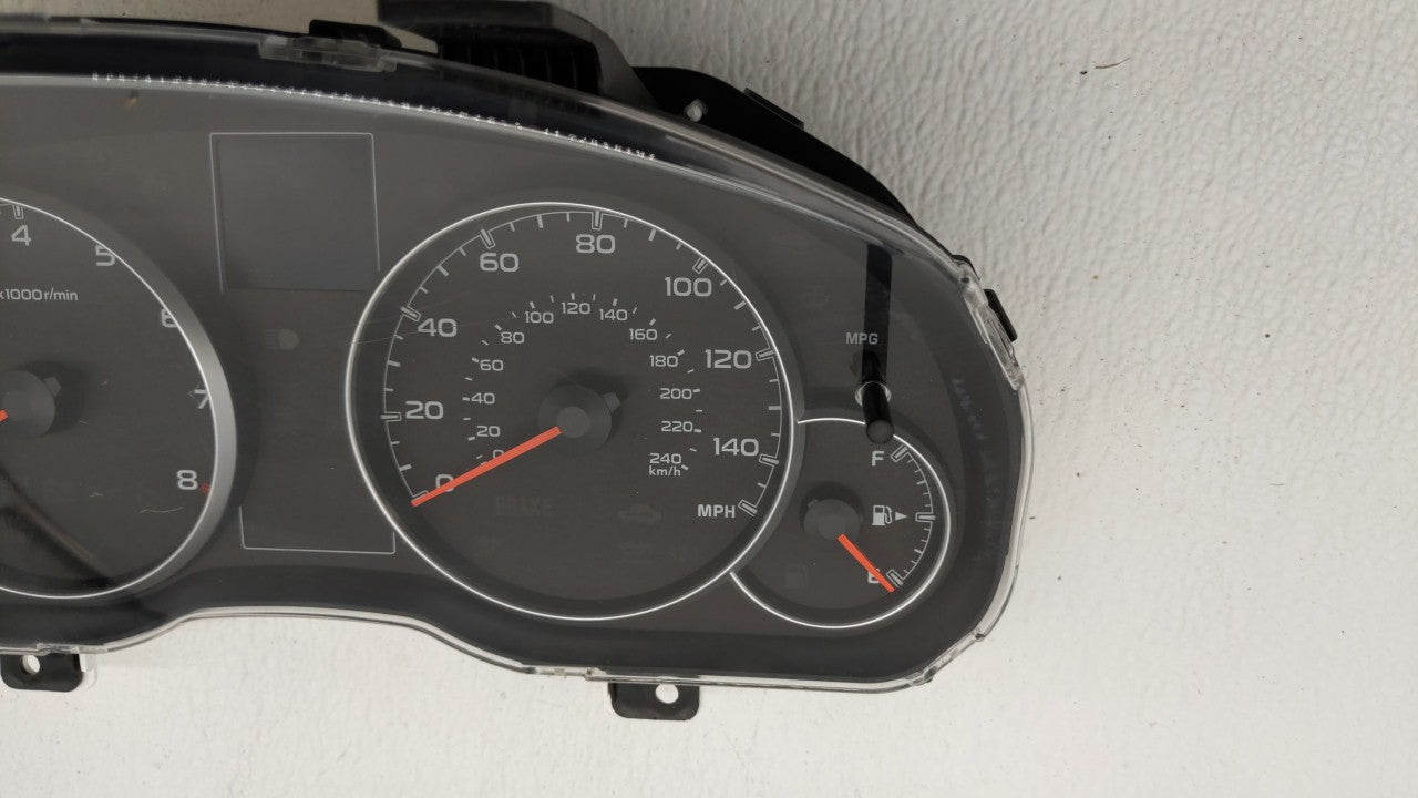 2013-2014 Subaru Legacy Instrument Cluster Speedometer Gauges P/N:85004AJ01A Fits 2013 2014 OEM Used Auto Parts - Oemusedautoparts1.com