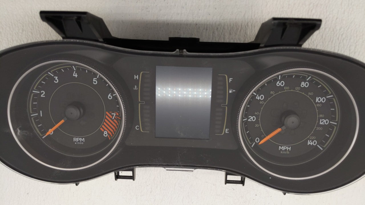 2015 Jeep Cherokee Instrument Cluster Speedometer Gauges P/N:P68241304AC Fits OEM Used Auto Parts - Oemusedautoparts1.com