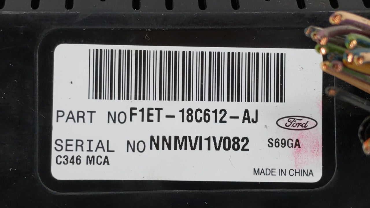 2015-2018 Ford Focus Climate Control Module Temperature AC/Heater Replacement P/N:F1ET-18C612-AG F1ET-18C612-CJ Fits OEM Used Auto Parts - Oemusedautoparts1.com