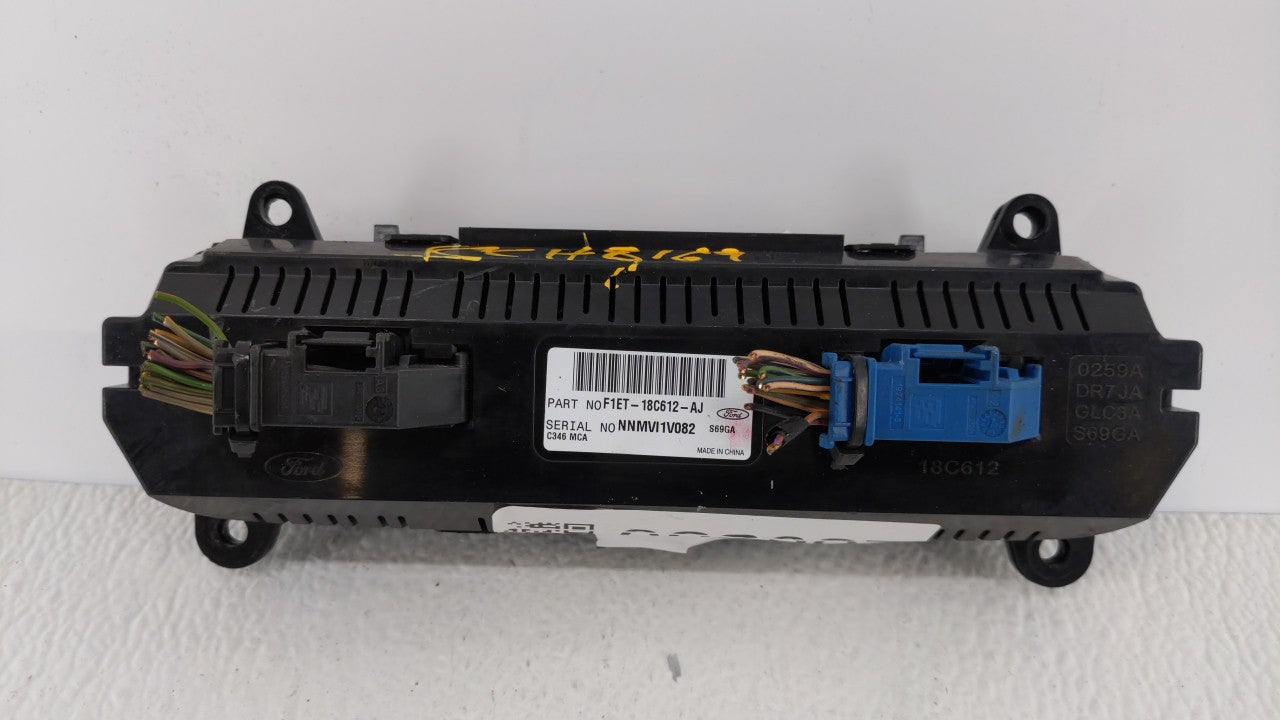 2015-2018 Ford Focus Climate Control Module Temperature AC/Heater Replacement P/N:F1ET-18C612-AG F1ET-18C612-CJ Fits OEM Used Auto Parts - Oemusedautoparts1.com