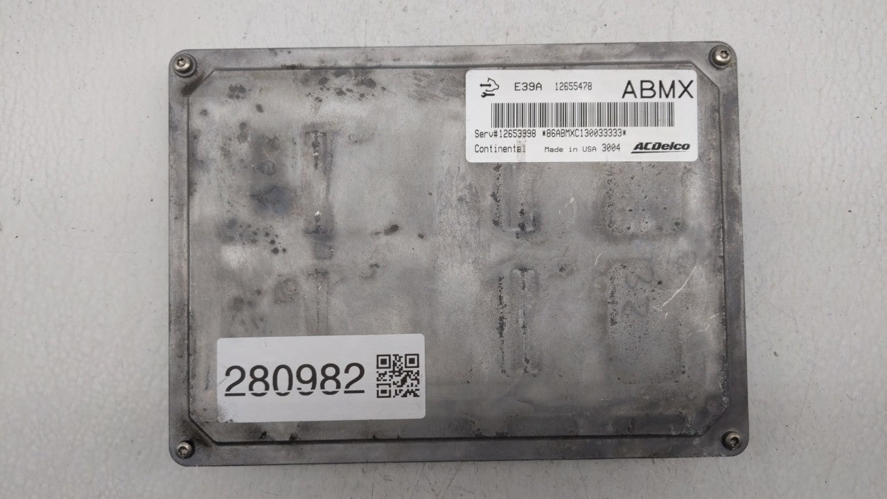 2013-2016 Cadillac Srx PCM Engine Computer ECU ECM PCU OEM P/N:12656453 12651807 Fits 2013 2014 2015 2016 OEM Used Auto Parts - Oemusedautoparts1.com