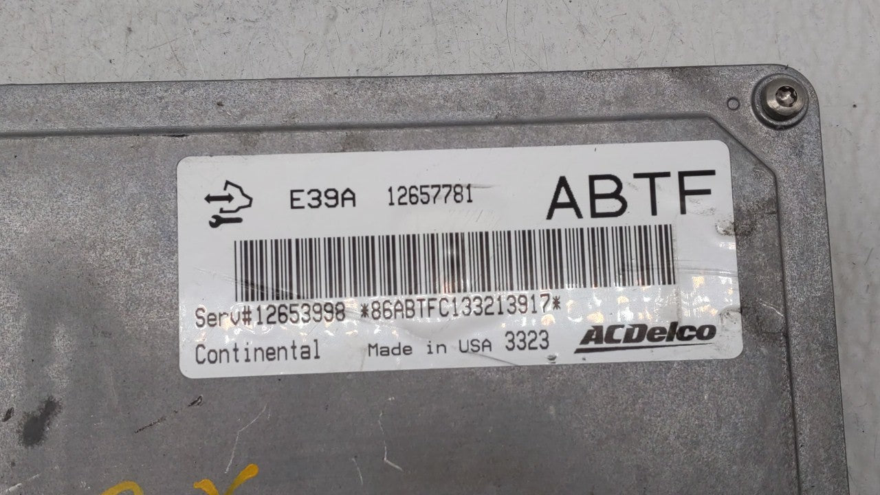 2013-2016 Chevrolet Equinox PCM Engine Computer ECU ECM PCU OEM P/N:12656453 12651807 Fits 2013 2014 2015 2016 OEM Used Auto Parts - Oemusedautoparts1.com