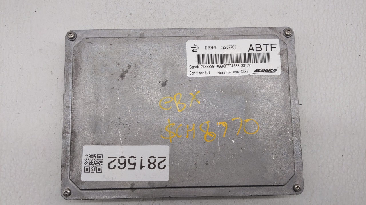 2013-2016 Chevrolet Equinox PCM Engine Computer ECU ECM PCU OEM P/N:12656453 12651807 Fits 2013 2014 2015 2016 OEM Used Auto Parts - Oemusedautoparts1.com