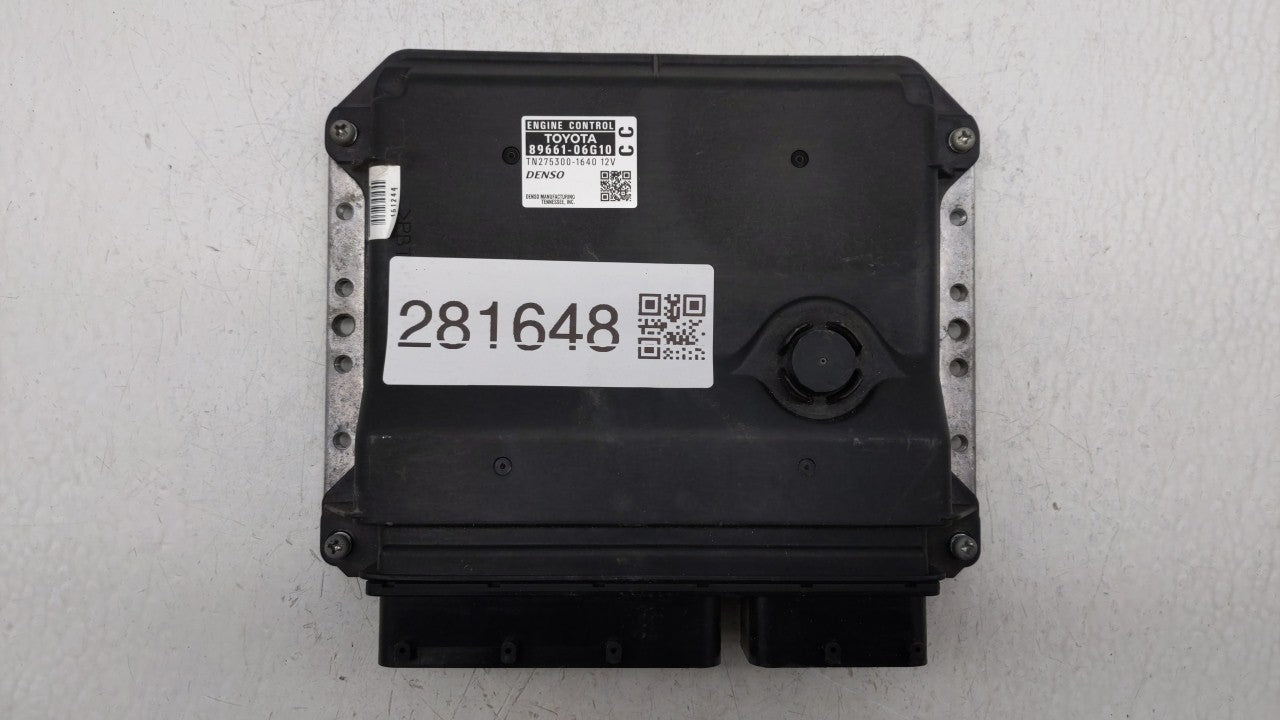 2008-2009 Toyota Camry PCM Engine Computer ECU ECM PCU OEM P/N:89661-06G40 89661-06G10 Fits 2008 2009 OEM Used Auto Parts - Oemusedautoparts1.com