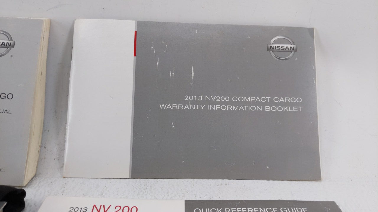 2013 Nissan Nv200 Owners Manual Book Guide OEM Used Auto Parts - Oemusedautoparts1.com