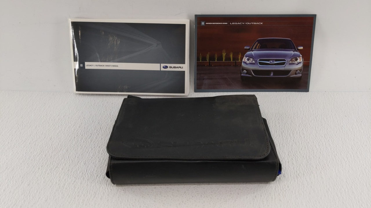 2008 Subaru Legacy Owners Manual Book Guide OEM Used Auto Parts - Oemusedautoparts1.com 
