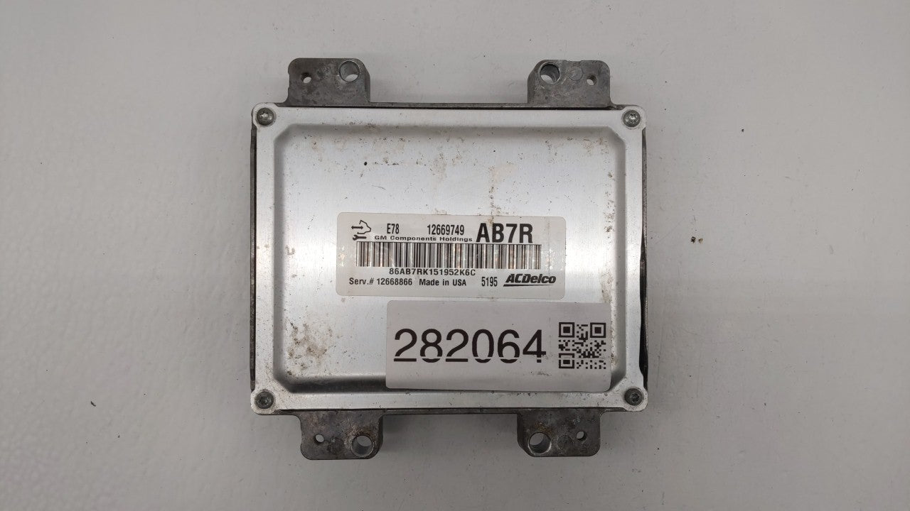 2012-2016 Chevrolet Cruze PCM Engine Computer ECU ECM PCU OEM P/N:12669749 12662593 Fits 2011 2012 2013 2014 2015 2016 OEM Used Auto Parts - Oemusedautoparts1.com