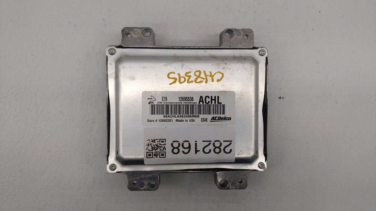 2017-2019 Buick Encore PCM Engine Computer ECU ECM PCU OEM P/N:12668986 12695536 Fits 2017 2018 2019 OEM Used Auto Parts - Oemusedautoparts1.com