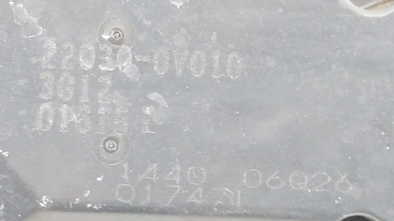 2010-2017 Toyota Camry Throttle Body P/N:22030-36010 22030-0V010 Fits 2009 2010 2011 2012 2013 2014 2015 2016 2017 2018 OEM Used Auto Parts - Oemusedautoparts1.com