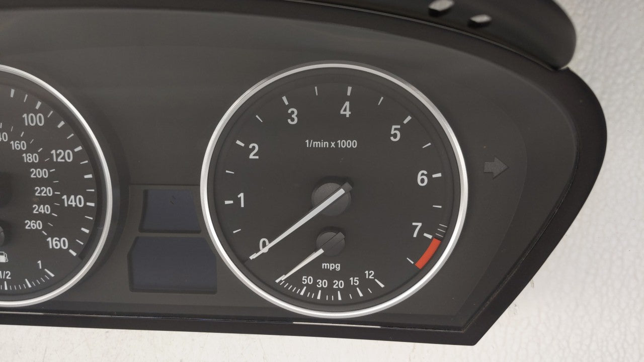 2008-2010 Bmw 535i Instrument Cluster Speedometer Gauges P/N:9 153 753 62.10-9 194 887 Fits 2008 2009 2010 OEM Used Auto Parts - Oemusedautoparts1.com