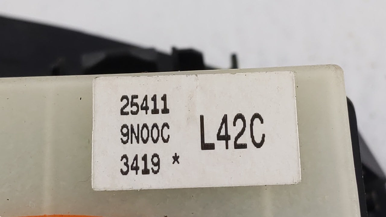 2012 Nissan Maxima Passeneger Right Power Window Switch 25411 9n00c - Oemusedautoparts1.com