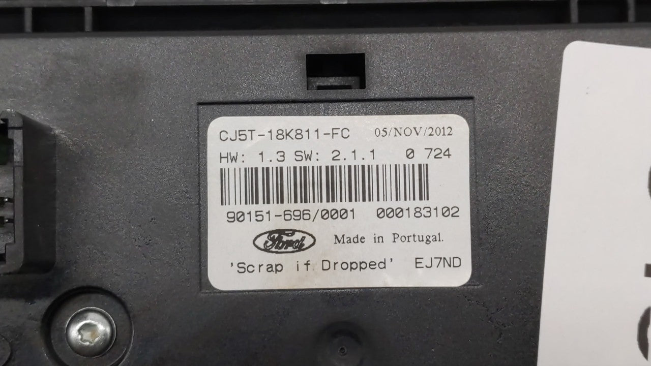 2013-2016 Ford Escape Radio Control Panel - Oemusedautoparts1.com