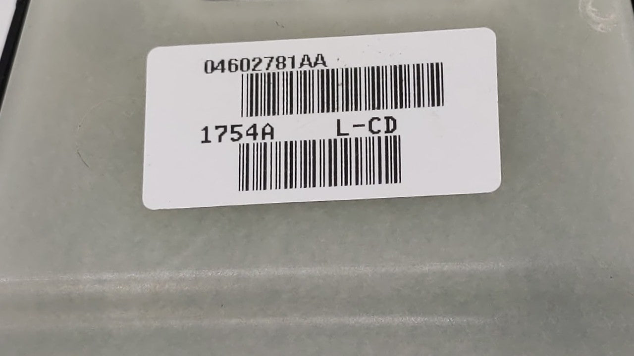 2006-2010 Jeep Grand Cherokee Master Power Window Switch Replacement Driver Side Left P/N:04602781AA 04602743AA Fits OEM Used Auto Parts - Oemusedautoparts1.com