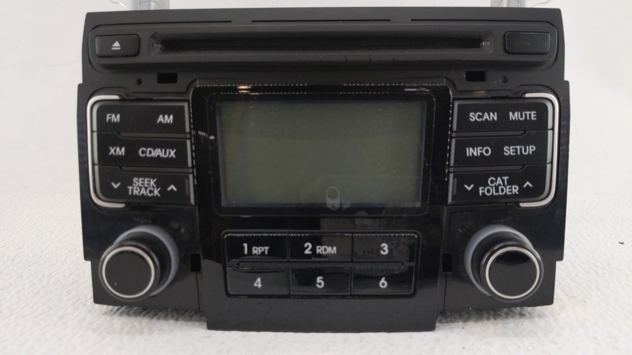2011 Hyundai Sonata Radio AM FM Cd Player Receiver Replacement P/N:96180-3Q000 961803Q000 Fits OEM Used Auto Parts - Oemusedautoparts1.com