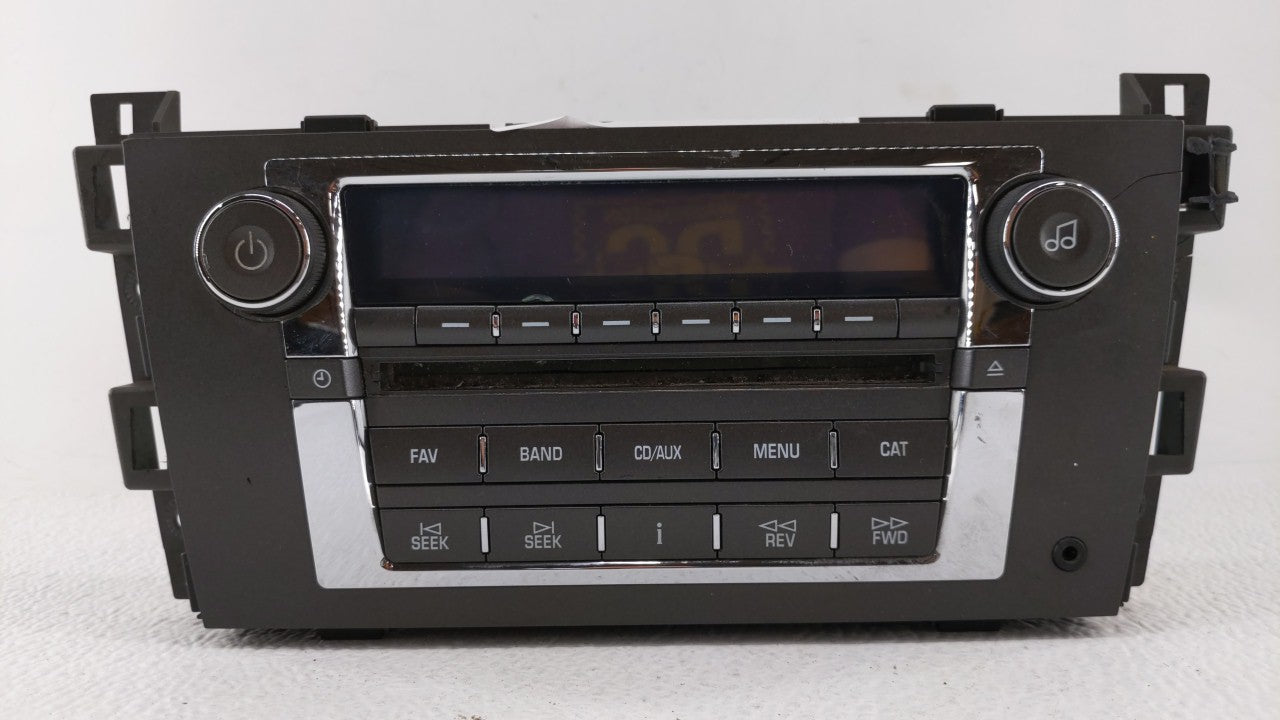 2007-2009 Cadillac Dts Radio AM FM Cd Player Receiver Replacement P/N:15877516 25818943 Fits 2007 2008 2009 OEM Used Auto Parts - Oemusedautoparts1.com