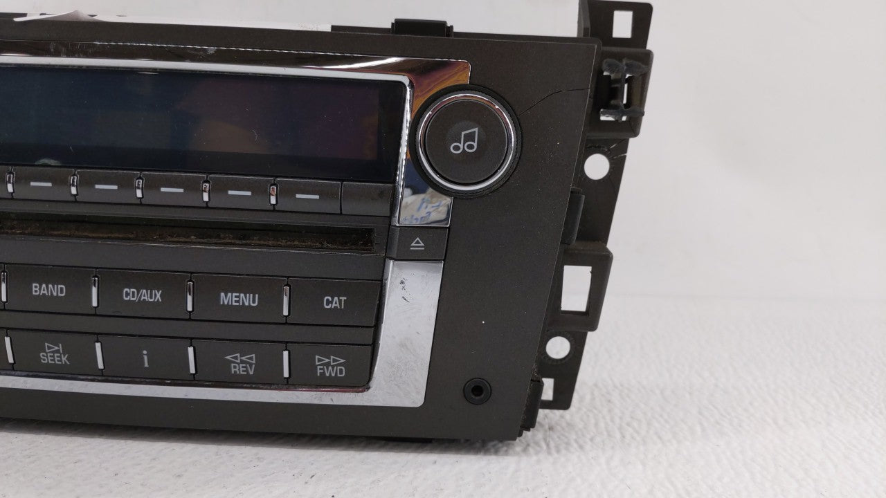 2007-2009 Cadillac Dts Radio AM FM Cd Player Receiver Replacement P/N:15877516 25818943 Fits 2007 2008 2009 OEM Used Auto Parts - Oemusedautoparts1.com