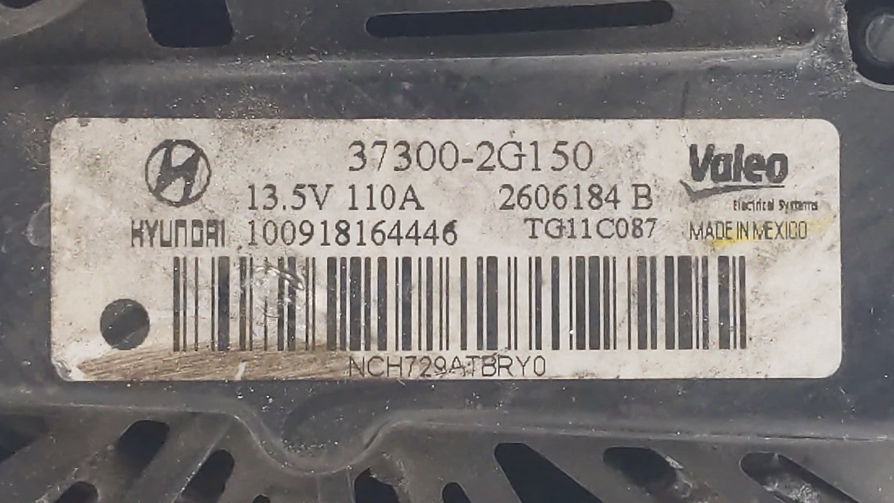 2011-2013 Hyundai Sonata Alternator Replacement Generator Charging Assembly Engine OEM P/N:37300-2G150 37300-2G500 Fits OEM Used Auto Parts - Oemusedautoparts1.com