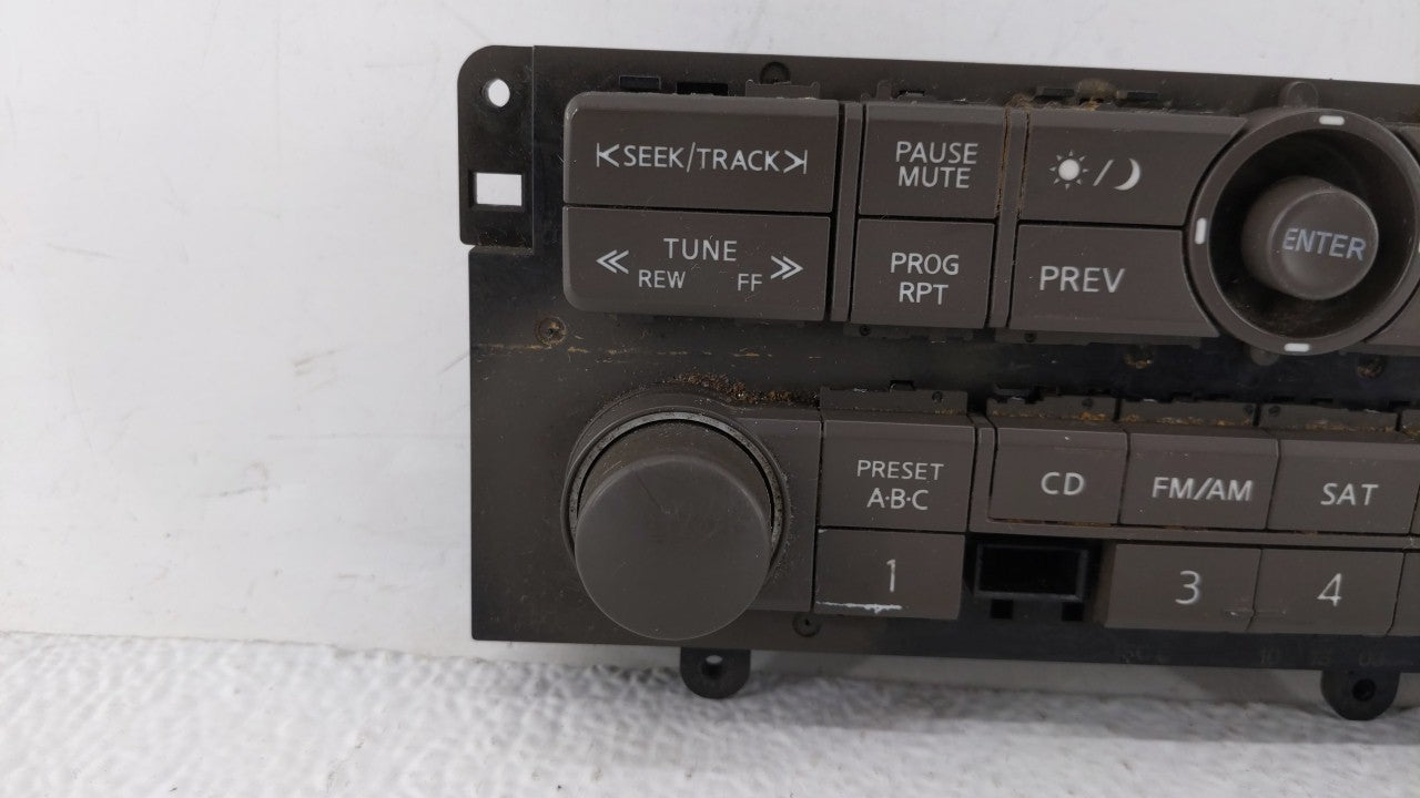 2004-2004 Nissan Quest Radio Control Panel - Oemusedautoparts1.com