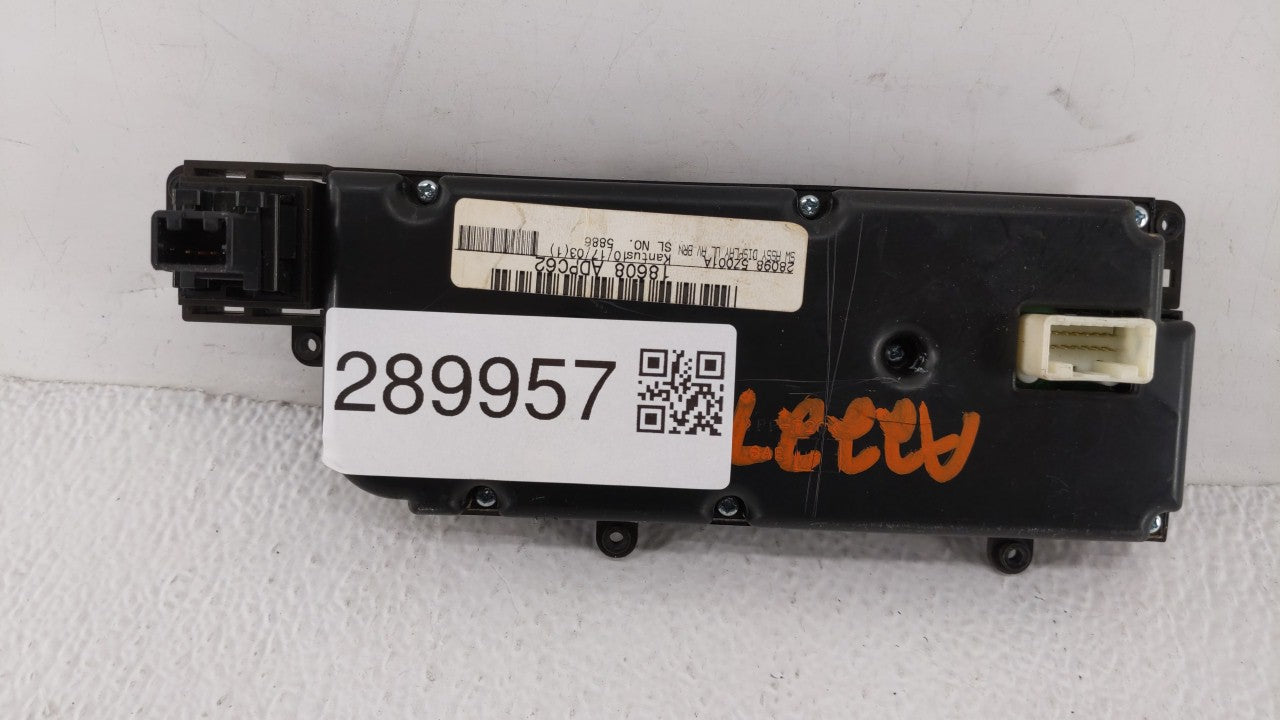 2004-2004 Nissan Quest Radio Control Panel - Oemusedautoparts1.com