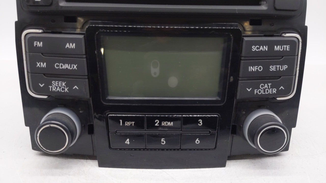 2011 Hyundai Sonata Radio AM FM Cd Player Receiver Replacement P/N:96180-3Q000 961803Q000 Fits OEM Used Auto Parts - Oemusedautoparts1.com