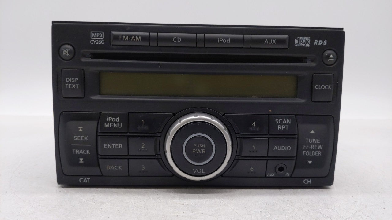 2011-2015 Nissan Rogue Radio AM FM Cd Player Receiver Replacement P/N:28185 1VK1A 28185 1VX2A Fits 2011 2012 2013 2014 2015 OEM Used Auto Parts - Oemusedautoparts1.com