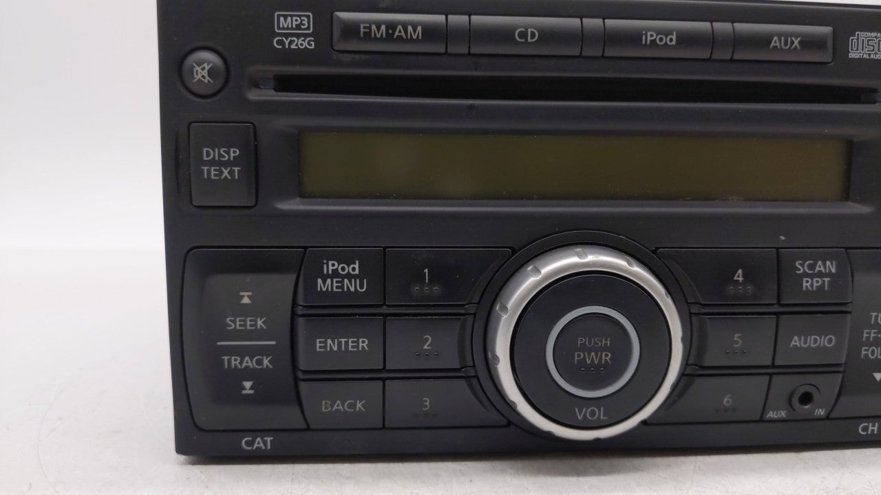 2011-2015 Nissan Rogue Radio AM FM Cd Player Receiver Replacement P/N:28185 1VK1A 28185 1VX2A Fits 2011 2012 2013 2014 2015 OEM Used Auto Parts - Oemusedautoparts1.com