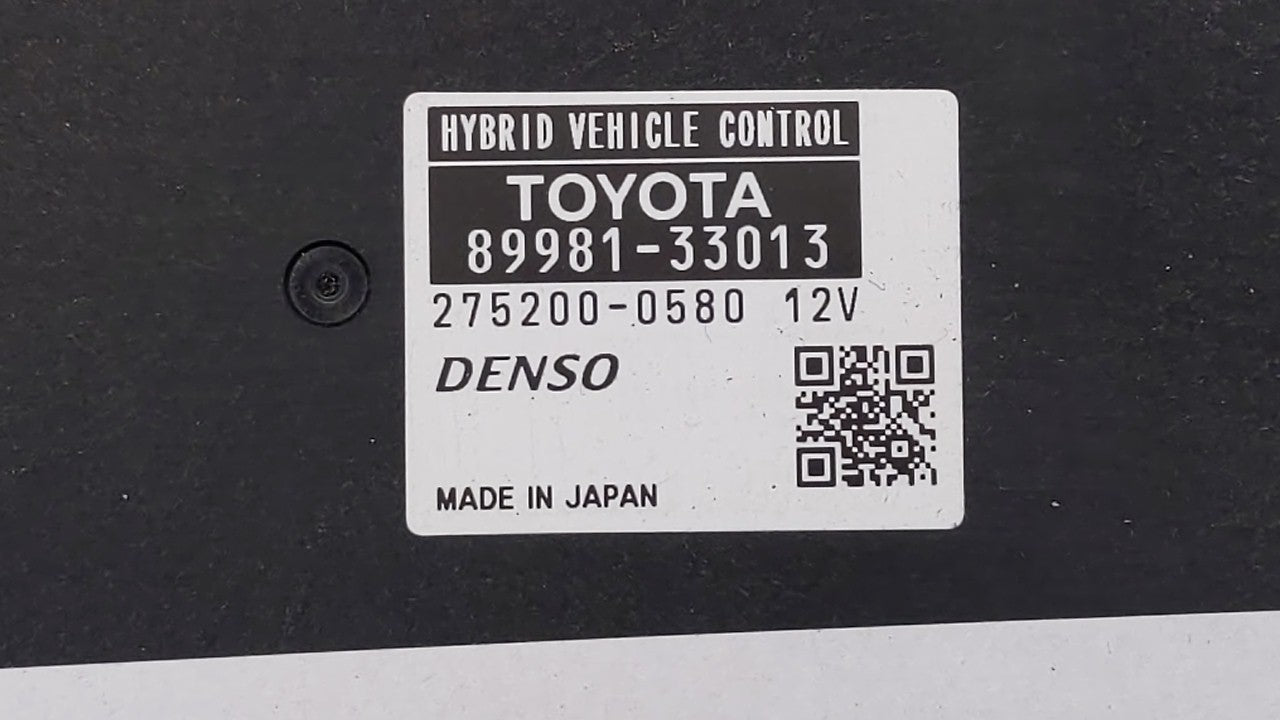 2007 Toyota Camry PCM Engine Computer ECU ECM PCU OEM P/N:89981-33013 Fits OEM Used Auto Parts - Oemusedautoparts1.com