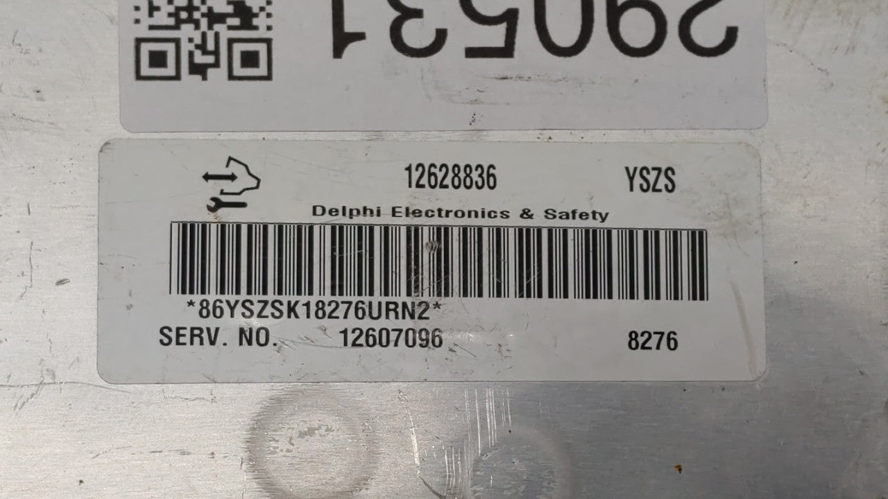 2016 Chevrolet Malibu PCM Engine Computer ECU ECM PCU OEM P/N:12672502 12607096 Fits OEM Used Auto Parts - Oemusedautoparts1.com