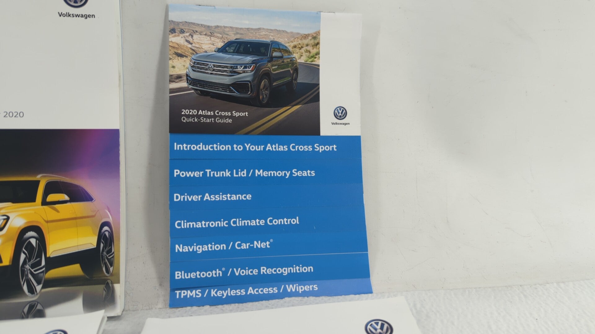 2019 Volkswagen Atlas Cross Sport Owners Manual Book Guide OEM Used Auto Parts - Oemusedautoparts1.com