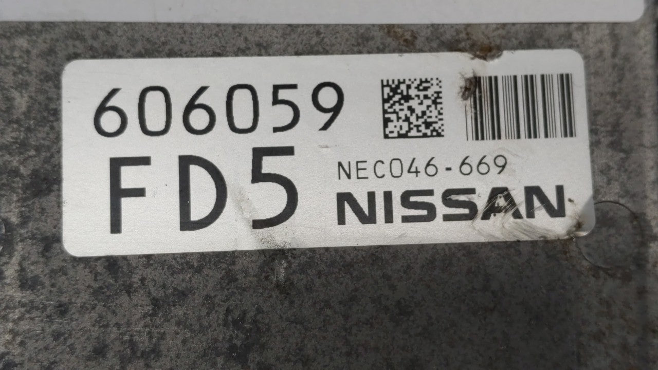 2018-2019 Infiniti Qx60 PCM Engine Computer ECU ECM PCU OEM P/N:BED40D-300 A1 237F0 9PJ1A Fits 2018 2019 OEM Used Auto Parts - Oemusedautoparts1.com