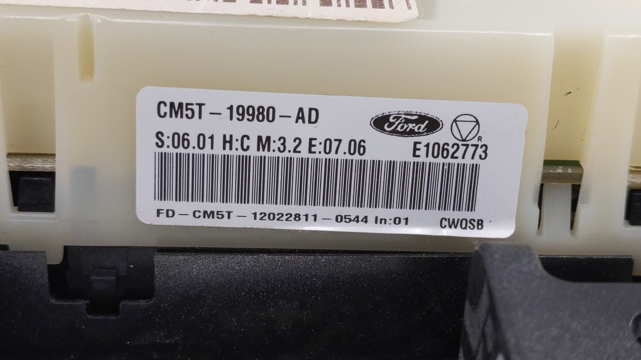 2012 Ford Focus Climate Control Module Temperature AC/Heater Replacement P/N:CM5T-19980-AE CM5T-19980-AC Fits OEM Used Auto Parts - Oemusedautoparts1.com