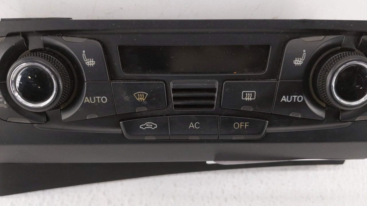 2009-2012 Audi A4 Quattro Climate Control Module Temperature AC/Heater Replacement P/N:8T1 820 043 AK 8T1 820 043 AL Fits OEM Used Auto Parts - Oemusedautoparts1.com