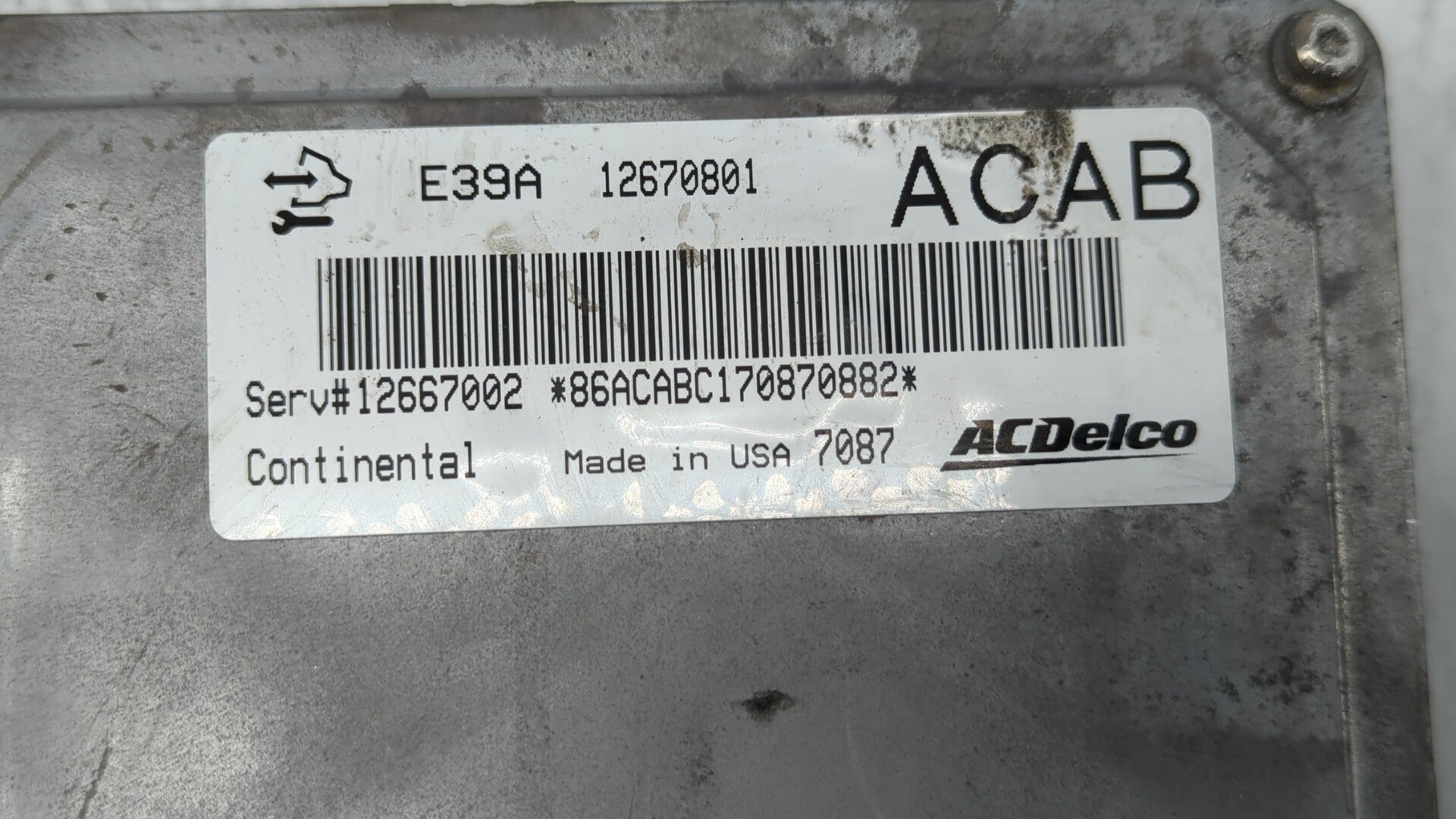 2017 Chevrolet Traverse PCM Engine Computer ECU ECM PCU OEM P/N:12666068 12667002 Fits 2018 2019 OEM Used Auto Parts - Oemusedautoparts1.com