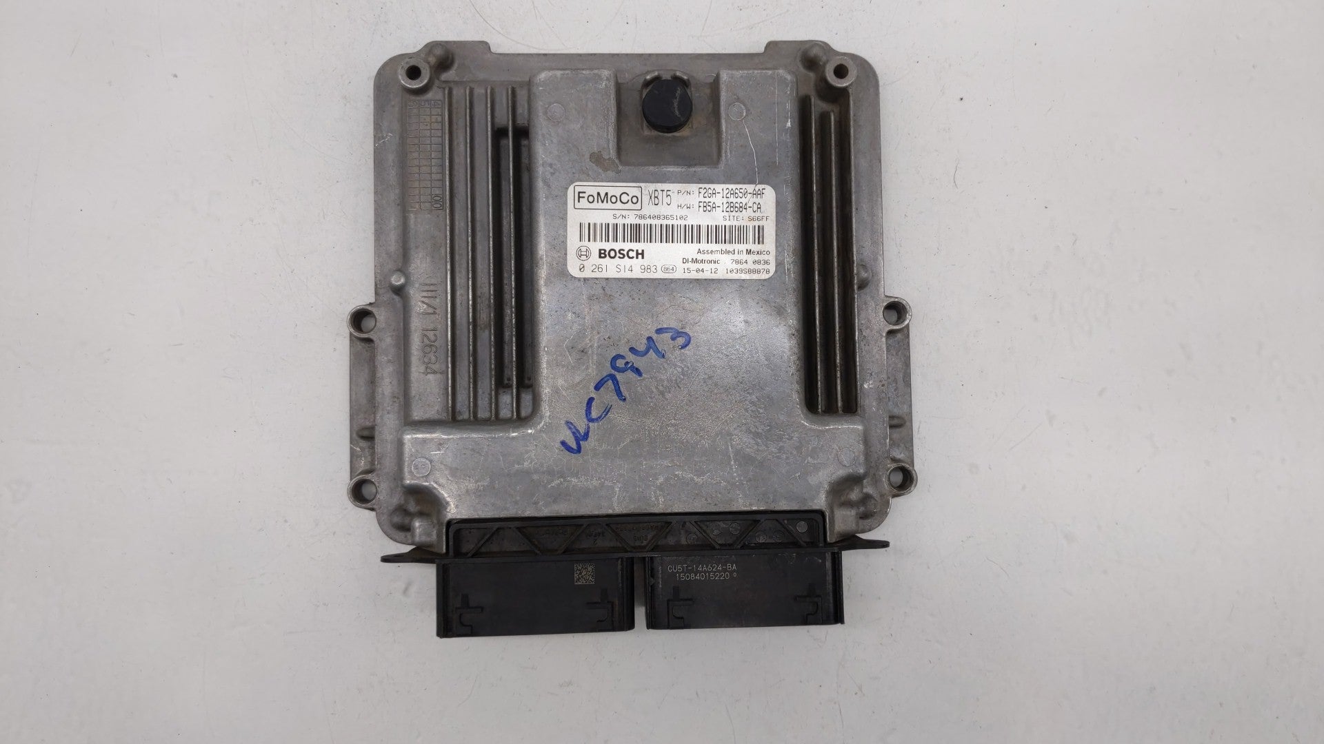 2015-2018 Ford Edge PCM Engine Computer ECU ECM PCU OEM P/N:GB5A-12A650-YA F2GA-12A650-AAE Fits 2015 2016 2017 2018 2019 OEM Used Auto Parts - Oemusedautoparts1.com