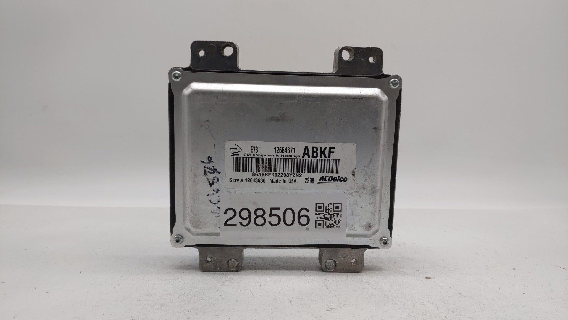 2011-2015 Chevrolet Volt PCM Engine Computer ECU ECM PCU OEM P/N:12669749 12662593 Fits 2011 2012 2013 2014 2015 2016 OEM Used Auto Parts - Oemusedautoparts1.com