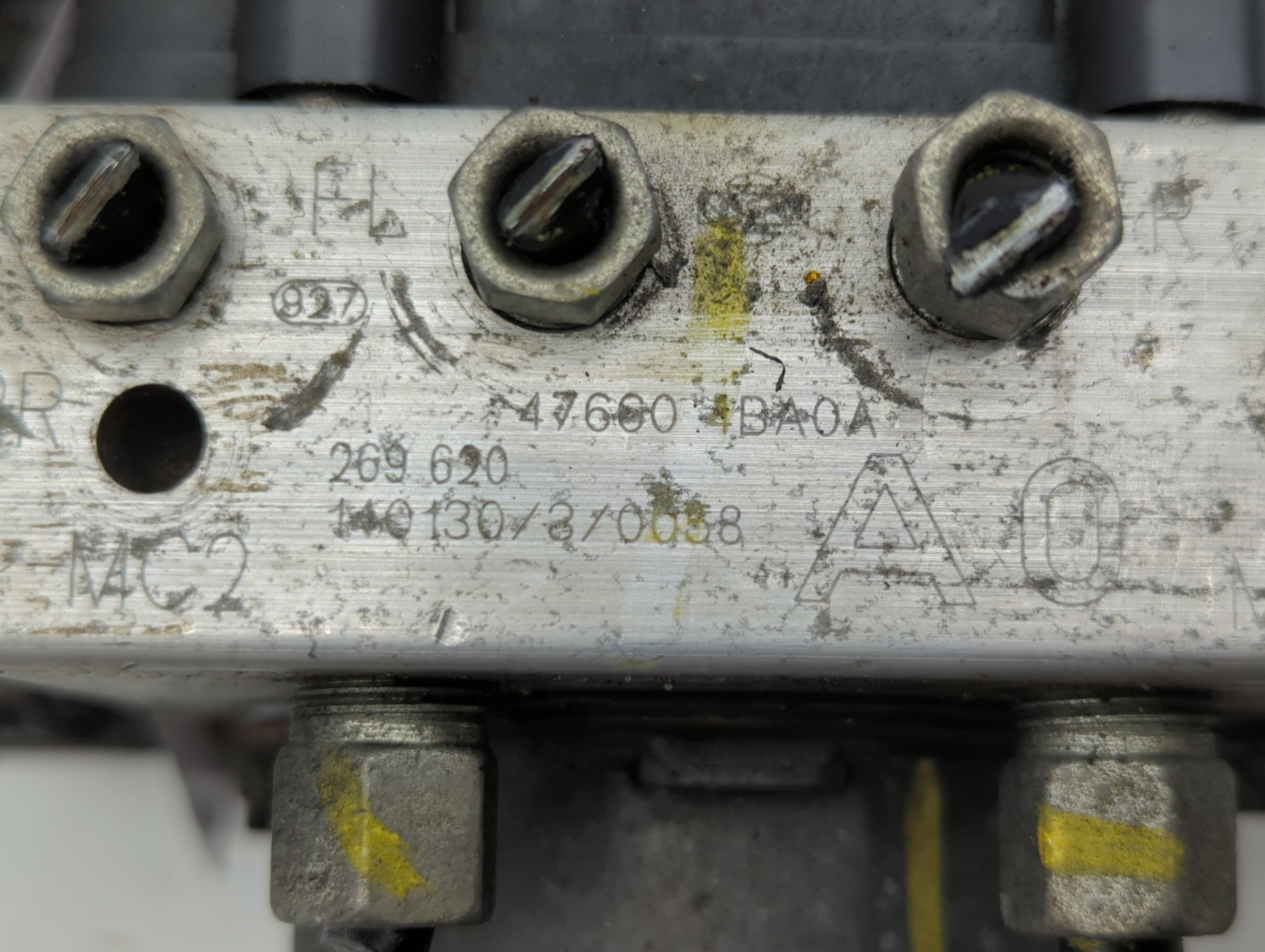2014-2015 Nissan Rogue ABS Pump Control Module Replacement P/N:2265106527 47660 4BA0A Fits 2014 2015 OEM Used Auto Parts - Oemusedautoparts1.com 