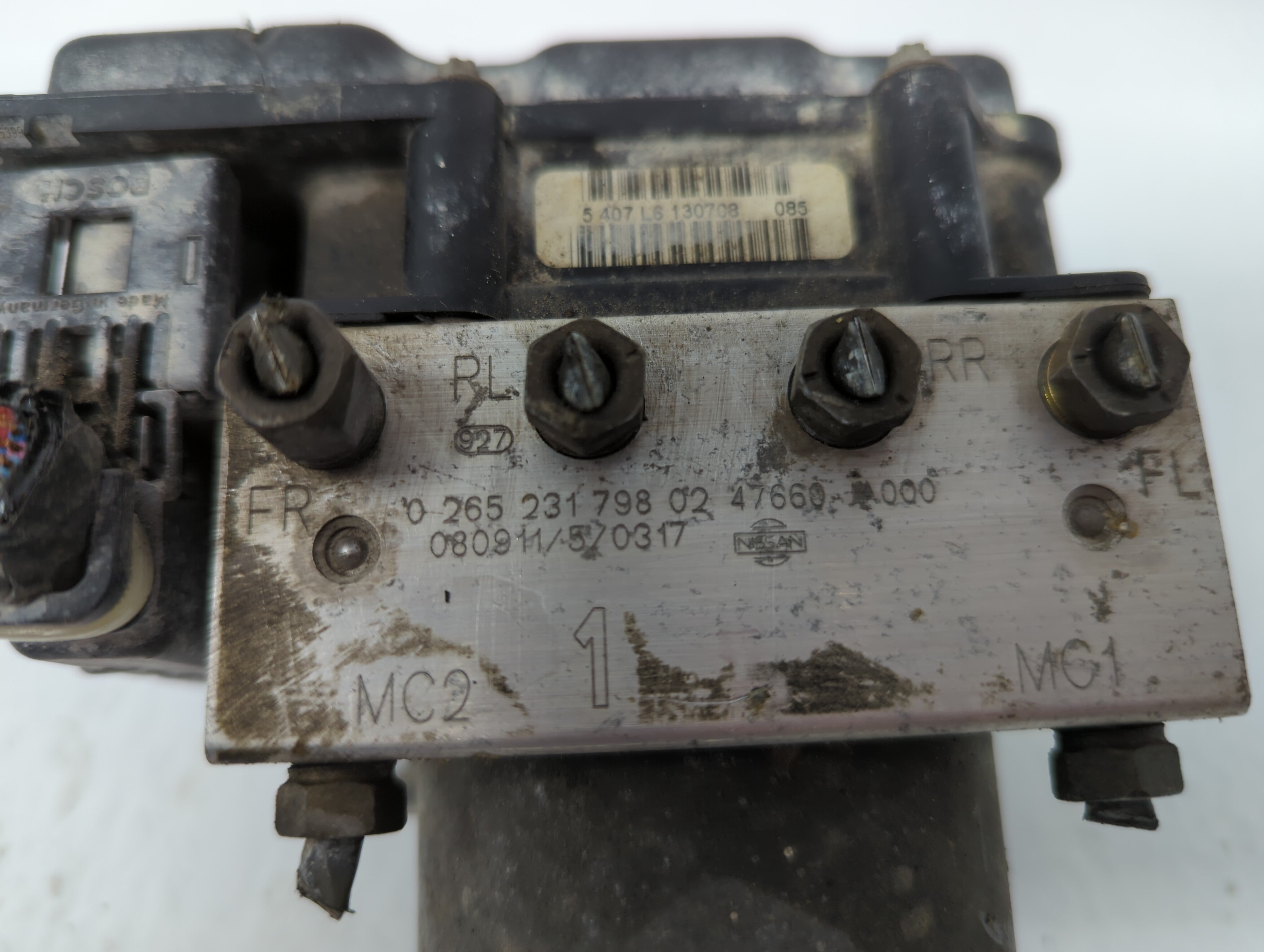 2007-2009 Nissan Altima ABS Pump Control Module Replacement P/N:0 265 231 798 47600 JA000 Fits 2007 2008 2009 OEM Used Auto Parts - Oemusedautoparts1.com 
