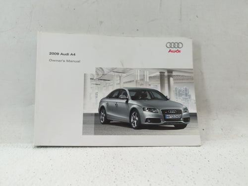 2009 Audi A4 Owners Manual Book Guide OEM Used Auto Parts