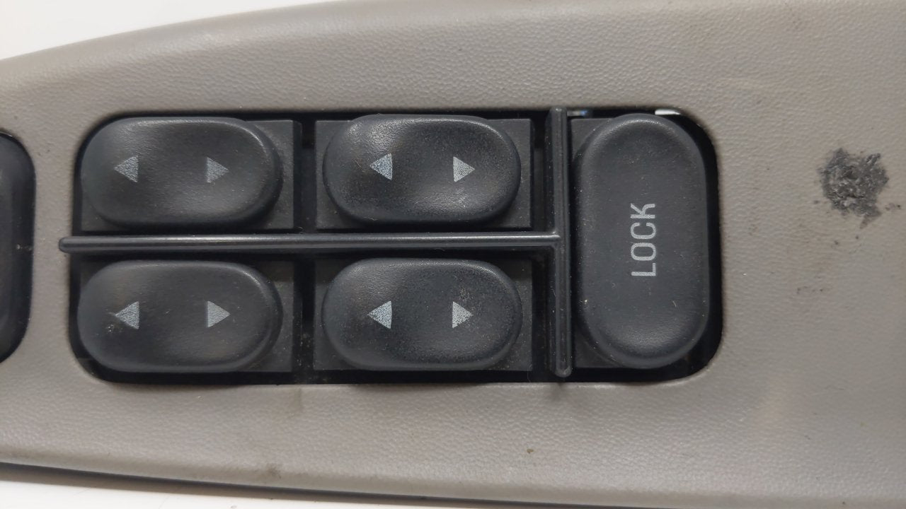 1997 Ford Escort Master Power Window Switch Replacement Driver Side Left Fits OEM Used Auto Parts - Oemusedautoparts1.com