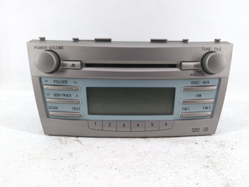 2007-2009 Toyota Camry Radio AM FM Cd Player Receiver Replacement P/N:86120-06182 86120-33890 Fits 2007 2008 2009 OEM Used Auto Parts