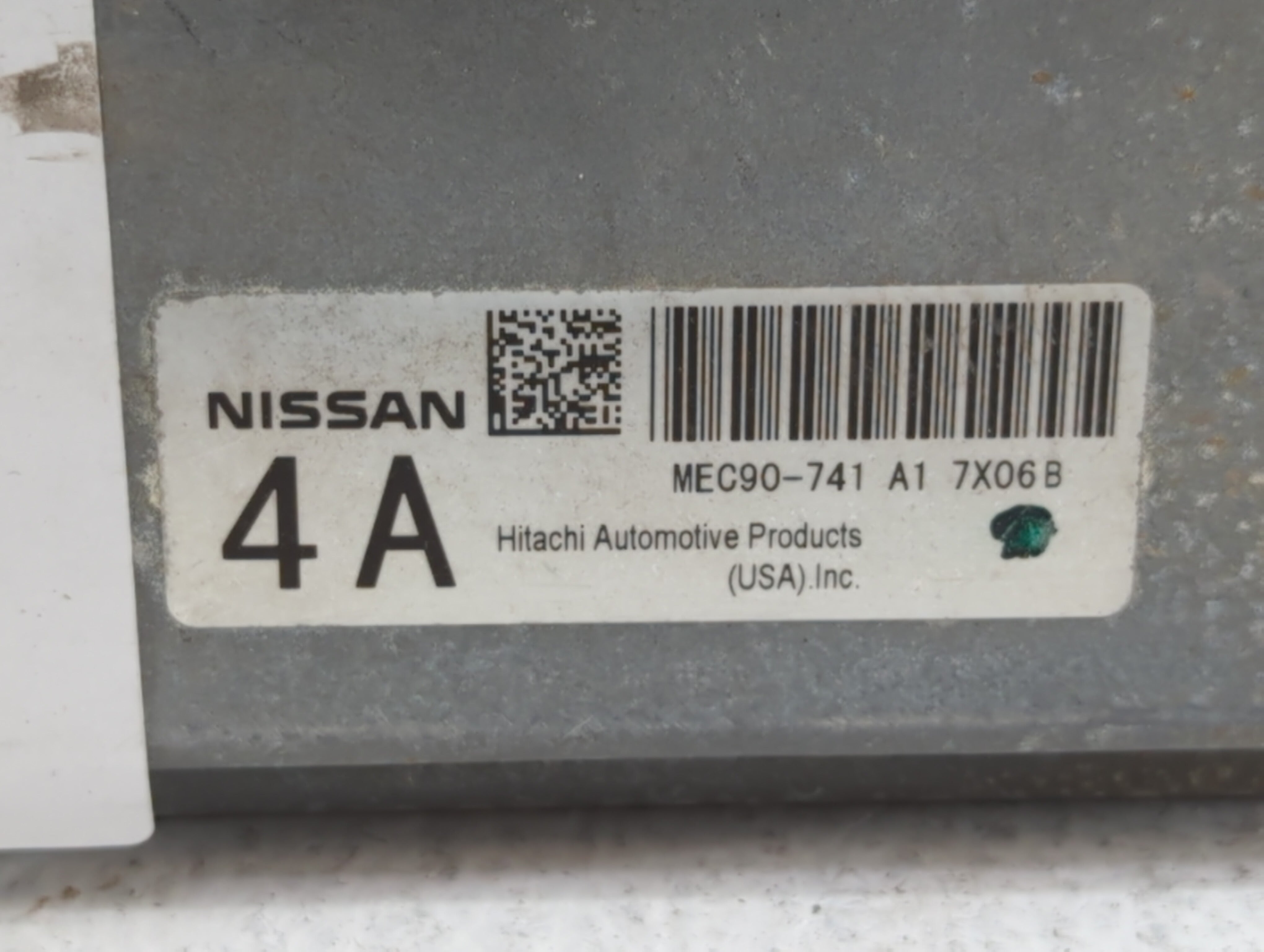 2008 Nissan Sentra PCM Engine Computer ECU ECM PCU OEM P/N:MEC90-741 A1 MEC90-742 A1 Fits OEM Used Auto Parts - Oemusedautoparts1.com