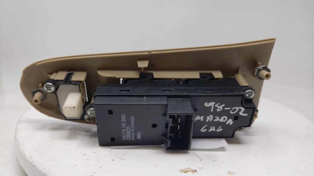 1998 Mazda 626 Master Power Window Switch Replacement Driver Side Left P/N:GD7B 66 350 Fits OEM Used Auto Parts - Oemusedautoparts1.com