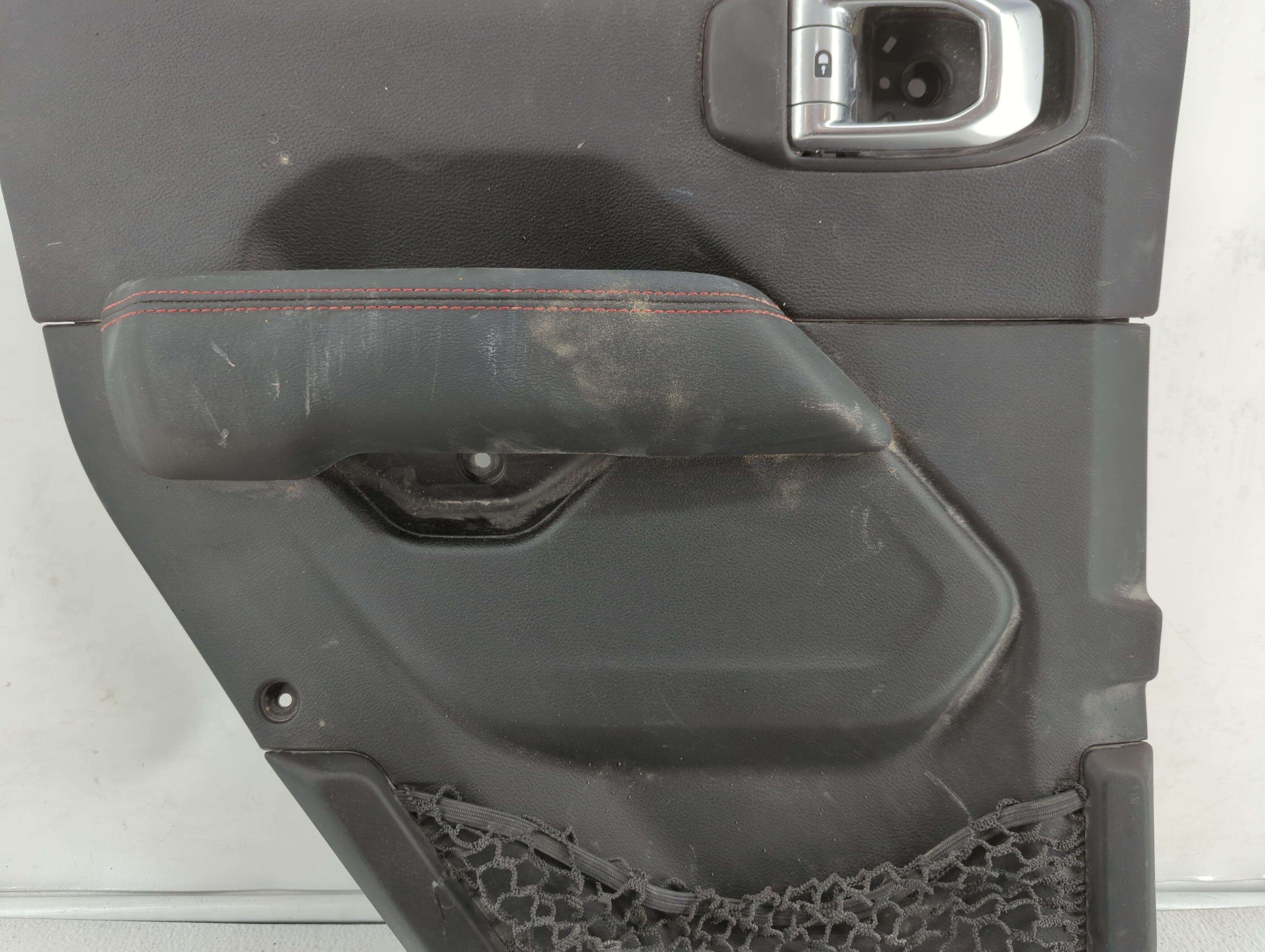 2020 Jeep Wrangler Rear Left Driver Interior Door Panel Trim Black - Oemusedautoparts1.com