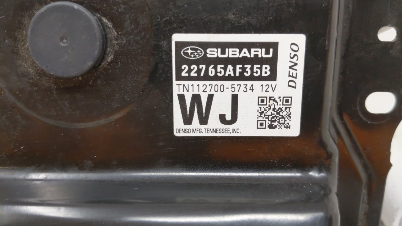 2015 Subaru Legacy PCM Engine Computer ECU ECM PCU OEM P/N:22765AF35B Fits OEM Used Auto Parts - Oemusedautoparts1.com